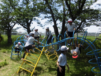 町探検１・２組公園